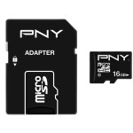 PNY microSDHC 16GB Class 10 U1 with Adapter