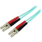 StarTech OM4 Fiber Optic Cable 50/125 LSZH LC/LC -3 m Aqua