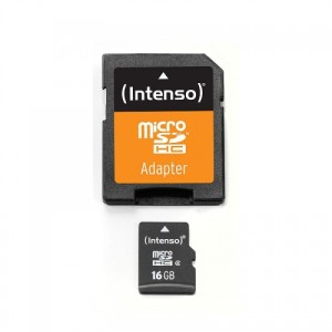 Intenso microSDHC 16GB Class 4 with Adapter