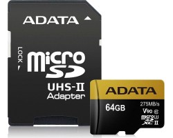 Adata Premier One microSDXC 64GB U3 V90 with Adapter
