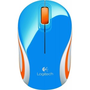 Logitech Mini Wireless Mouse Blue M187