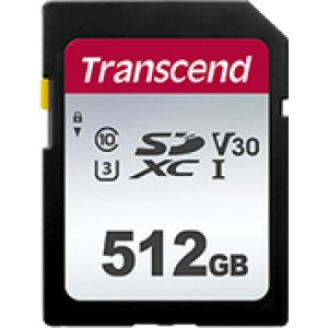 Transcend 300S SDXC 512GB Class 10 U3 V30