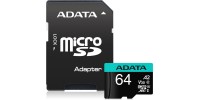 Adata Premier Pro microSDXC 64GB U3 V30 A2 with adapter