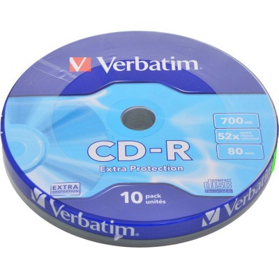 Verbatim CD-R 700MB 10 pieces (43725)