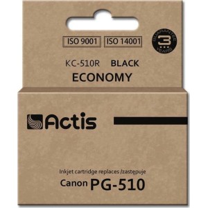 Actis Συμβατό Μελάνι Canon PG-510 Black