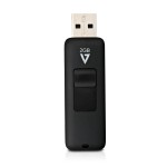 V7 Slider USB 2.0 Flash Drive 2 GB Black