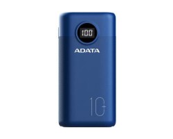 Adata Power Bank 10000mAh με 2 Θύρες USB-A και Θύρα USB-C Power Delivery Μπλε
