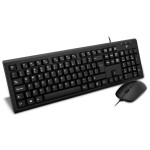 V7 Wired Keyboard and Mouse Combo UK