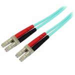 StarTech 450FBLCLC2 Fiber Optic Cable 2m Aqua MM 50/125 OM4