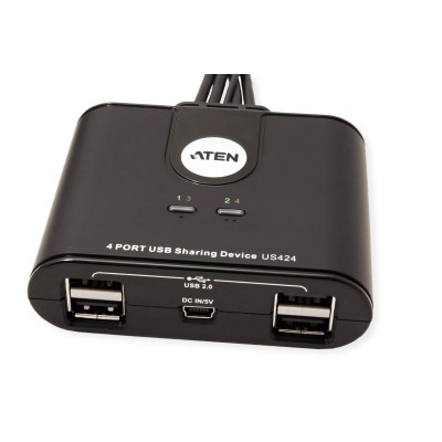ATEN DATA SWITCH 4PC TO 4 USB DEVICES US424