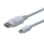 Digitus Cable DisplayPort male - mini DisplayPort male 1m (AK-340102-010-W)