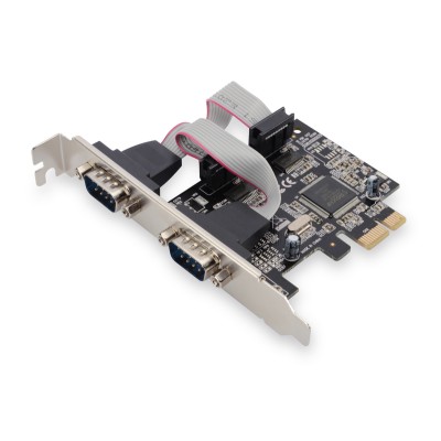 Digitus PCI-E Card 2x D-Sub 9 serial ports + LowProfile retail
