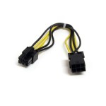 StarTech 20.3 cm 6 pin PCI Express Power Extension Cable