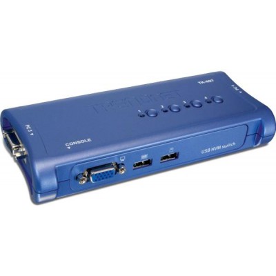 Trendnet Switch KVM TK-407K 4-Port USB Kit