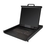 StarTech 1U Single-Port KVM Console for Server Rack - 19"