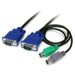 StarTech 3-in-1 Ultra Thin PS/2 KVM Cable 1.8m
