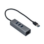i-tec USB 3.0 Metal 3-Port HUB with Gigabit Ethernet
