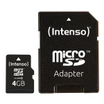 Intenso microSDHC 4GB Class 10 with Adapter