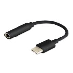 Savio USB-C male - 3.5mm female Black (AK-35/B)