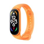 Λουράκι Σιλικόνης με Pin Neon Orange (Xiaomi Smart Band 7)