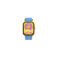 Kiddoboo Παιδικό Smartwatch με Δερμάτινο Λουράκι Μπλε