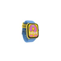 Kiddoboo Παιδικό Smartwatch με Δερμάτινο Λουράκι Μπλε