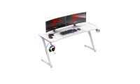 Huzaro Hero 4.8 RGB Γραφείο Gaming Λευκό