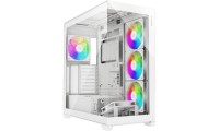 Xilence Xilent Gleam Gaming Midi Tower Κουτί Υπολογιστή με Πλαϊνό Παράθυρο και RGB Φωτισμό Λευκό