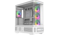 Thermaltake View 370 TG ARGB Gaming Midi Tower Κουτί Υπολογιστή με Πλαϊνό Παράθυρο Snow White