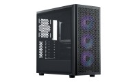 CoolerMaster Elite 502 Gaming Midi Tower Κουτί Υπολογιστή με Πλαϊνό Παράθυρο Μαύρο