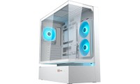 Cougar CFV235 Gaming Midi Tower Κουτί Υπολογιστή με Πλαϊνό Παράθυρο και RGB Φωτισμό Λευκό