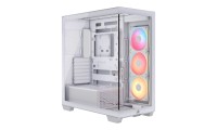 Corsair 3500X LX-R RGB Gaming Midi Tower Κουτί Υπολογιστή με Πλαϊνό Παράθυρο Λευκό