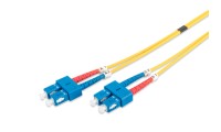 Digitus Καλώδιο Οπτικής Ίνας SC-SC 1m Κίτρινο 1τμχ