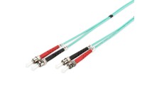 Digitus Καλώδιο Οπτικής Ίνας ST-ST 3m Τιρκουάζ 1τμχ