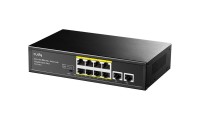 Cudy FS1010PG v1 Unmanaged L2 PoE+ Switch με 8 Θύρες Ethernet