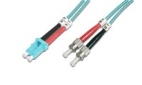 Digitus Καλώδιο Οπτικής Ίνας LC-ST 10m Τιρκουάζ 1τμχ