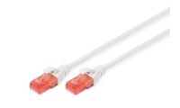 Digitus U/UTP Cat.6 Καλώδιο Δικτύου Ethernet 1m Λευκό 1τμχ