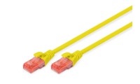 Digitus U/UTP Cat.6 Καλώδιο Δικτύου Ethernet 2m Κίτρινο 1τμχ