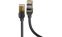 Baseus U/UTP Cat.7 Καλώδιο Δικτύου Ethernet 1m Μαύρο 1τμχ