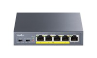 Cudy GS1005P Unmanaged L2 PoE+ Switch με 5 Θύρες Gigabit (1Gbps) Ethernet