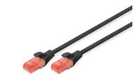 Digitus U/UTP Cat.6 (Gigabit) Καλώδιο Δικτύου Ethernet 2m Μαύρο