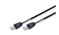 Digitus S/FTP Cat.6e (High Speed) Καλώδιο Δικτύου Ethernet εξωτερικού χώρου 1m Μαύρο