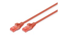 Digitus U/UTP Cat.6 (Gigabit) Καλώδιο Δικτύου Ethernet 3m Κόκκινο
