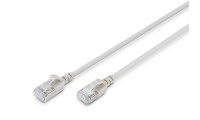 Digitus F/FTP Cat.6a (Gigabit) Καλώδιο Δικτύου Ethernet 1.5m Γκρι