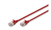 Digitus F/FTP Cat.6a (Gigabit) Καλώδιο Δικτύου Ethernet 1.5m Κόκκινο