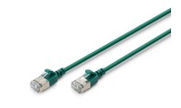 Digitus F/FTP Cat.6a (Gigabit) Καλώδιο Δικτύου Ethernet 2m Πράσινο 10τμχ