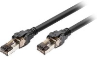 Digitus S/FTP Cat.6 (Gigabit) Καλώδιο Δικτύου Ethernet 0.5m Μαύρο