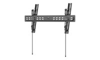 Gembird WM-95T-PRO-01 Βάση Τηλεόρασης Τοίχου έως 95 και 60kg Ασημί