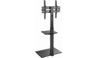 Gembird TVS-55T-02 Βάση Τηλεόρασης Δαπέδου έως 55 και 35kg Μαύρο