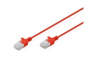 Digitus U/UTP Cat.6 (Gigabit) Καλώδιο Δικτύου Ethernet 5m Κόκκινο
